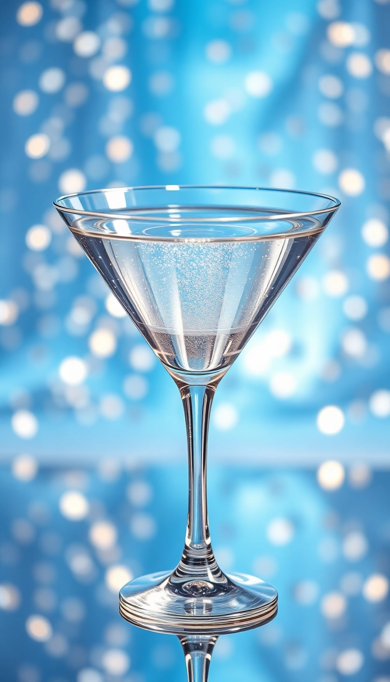 iPhone Glamorous Cocktail Glass Luxury Background Royalty-Free Stock Image